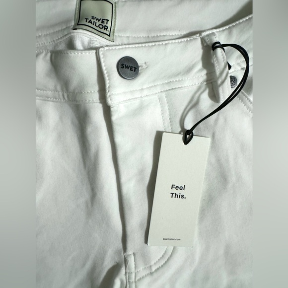 NWT Swet Tailor Men’s All-In 5” Shorts, White, Size 28 - Picture 5 of 6